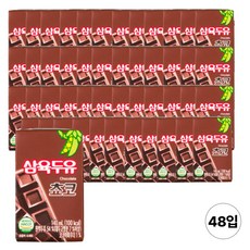 삼육두유 쵸코 140ml 48팩, 48개