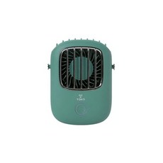 이노크아든 토큰 휴대용 선풍기 목걸이형 미니선풍기, 다크 그린
