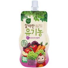 자연은 잘자란 유기농 코코몽 과일야채주스 100ml, 포도, 15개