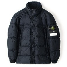 20FW 스톤 크링클랩스 후드내장패딩 네이비 731540123