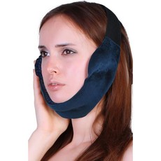 안면 피로감 및 TMJ 완화를 위한 치과 피로감 완화 팩 | 필요한 경우 여분의 길이를 위한 8인치 탄성 연장기 스트랩 포함 | 냉힐링용 아이스팩 이중 사용 + 온열용 부드러운 플