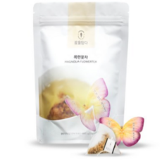 꽃을담다 나비티백 목련꽃차, 5g, 10개입, 5개