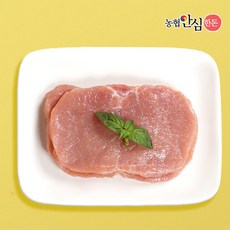 [농협안심한돈](냉장)무항생제 국내산 등심 돈가스용 500g, 단품, 단품