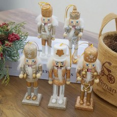 은조닷컴_반짝이 호두까기 병정 5P 선반장식 선물용장식품 테이블장식 호두까기병정장식 예쁜장식품+DMSWH, 이상품으로선택!!!
