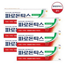 [파로돈탁스] 데일리 후로라이드 치약 100g, 6개