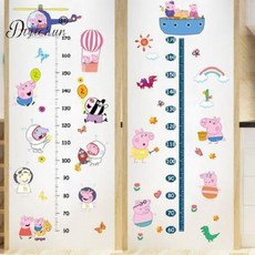 어린이 키재기 3D 입체 키즈 스티커 유아 아동 키 벽면 아기 재기 방 배치 어린이집 캐릭터, 03 몽키 트리 패치 7196