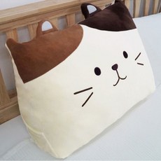 냥이삼각등쿠션