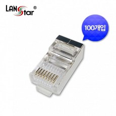 ezy 402CAT.6100개콘넥터모듈러STPRJ-45통신자재, 단일상품