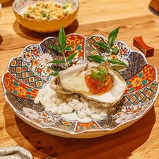 빈티지 일식 스시접시 초밥 회접시 플레이팅 9인치 그릇, 1개, 4.9인치평판(청색브로케이드), 상세페이지 참고