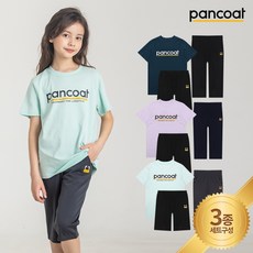 팬콧 PMU3-0276 아동/주니어 3종 상하세트 반팔티+5부+7부팬츠 의류