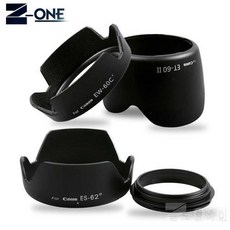 EW-60C II + ET-60 II + ES-62 II 캐논 EF 용 렌즈 후드 18-55mm 55-250mm 5, 상세내용참조