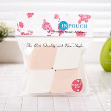 디자인그룹 티에스 파운데이션 사각퍼프 메이크업퍼프 스펀지 대 칠성 스폰지 조각 퍼프, 1