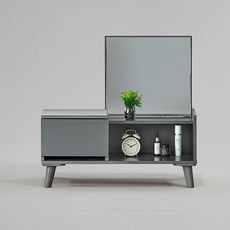 올보르 좌식 화장대 800 (착불), 색상:그레이