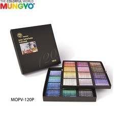 문교 소프트 오일 지함 파스텔 MOPV-120P, 120색, 1개