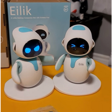 지능형 로보트 에일릭 Eilik 애완용 인공지능 AI 반려 로봇장난감 과학완구 음성로봇, 핑크, 1개