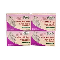 Alpen Secrets Daily Cleansing Goat milk Soap with Lavender Oil 5-Ounces Bars (Pack of 4), One Color_Goat Milk Soap, One Color_Goat Milk Soap, 상세 설명 참조0