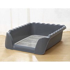 강아지 배변판 반려동물 애견 분리형 화장실 반려견, 그레이 3kg 이내, 1개