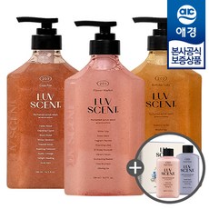샤워메이트 럽센트 스크럽 바디워시 500ml x2개