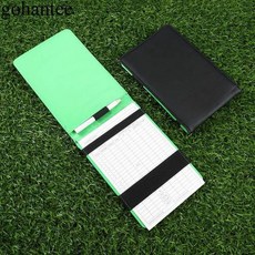 gohantee PU 크리 에이 티브 골프 스코어 카드 홀더 골퍼 선물로 골프 액세?