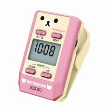 정밀 전자 메트로놈 Seiko 피아노 기타 DM51는 드럼 바이올린 학원1, 핑크베어