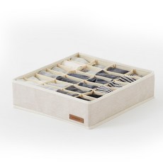 한샘 샘베딩 속옷양말정리함 24칸 - 리빙박스 다용도옷장 접이식상자 서랍수납장 바스켓 드레스룸, 1개