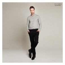 엘파마 엘파마 트윌 프린트 기모 팬츠