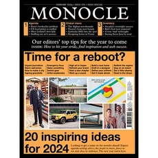 Monocle Uk 2024년2월(#170)호 (모노클 잡지 영국판 편집장 타일러 브륄레 Tyler Brule 월드매거진) - 당일발송