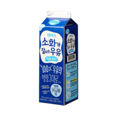 덴마크 소화가잘되는우유 락토프리 팩우유 900ml x 7개