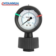PP 다이어프램 압력 게이지 플라스틱 산성 및 알칼리 내성 부식 방지 내경 1/2 0-25kg, 4KG inner wire, 1개