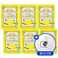 홀베리 유기농 레몬즙 1일1레몬 설빈 물티슈 포함 세트, 84개, 20g
