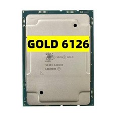 무료 12 코어 W 19.25 스레드 CPU 골드 MB 스마트 2.60GHz LGA3647 캐시 24 배송 6126 125 SR3B3 GOLD6126 프로세서 제온