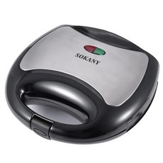 750W 가정용 미니 전동 샌드위치 메이커 빵 베이킹 팬 붙지 않는 토스터 팬케이크 아침 식사 EU 플러그, 01 EU Plug