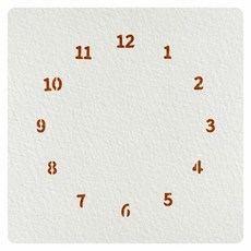 스텐실시계도안