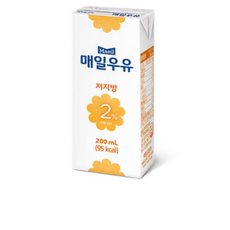 매일유업 저지방 2% 우유, 288개, 200ml