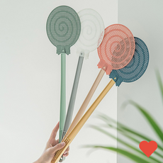 해충퇴치용품 디자인 파리채 모던 모기채, 민트