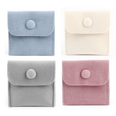 악세사리 기프트 판촉 벨벳 똑딱이 주머니 7cm 4컬러