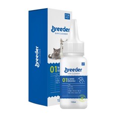 브리더 이어크리너 120ml /귀세정제/애견/애묘, 상세 설명 참조, 1개