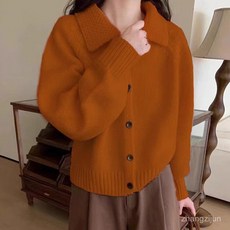 예술적 Raglan 간단한 단일 가슴 니트 카디건 간단한 작은 여성 스웨터 재킷 캐주얼 가을 새로운 스타일