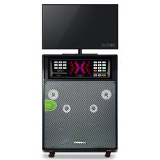 PRO-mini 8인치 가정용 노래방기계 세트 이동식 노래방기기 300w, 업소용반주기 태진K2, 유선마이크 2개