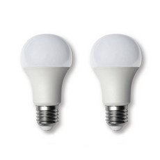 루미앤 3단 밝기조절 LED 전구 스탠드 램프 E26 9W, 2개, 전구색