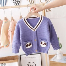 굿데이 컴퍼니 봄가을 아동 카디건 얇은 코트 니트 tETKS51