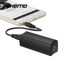 Vehemo 3.5mm 오디오 케이블 홈 스테레오 시스템 접지 루프 노이즈 아이솔레이터 노이즈 노이즈 아이솔레이, 한개옵션