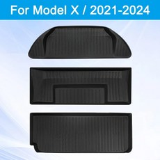트렁크 X 매트 패드 발 바닥 둘러싸인 모델 S 후면 전면 완전히 테슬라, model x, 1개