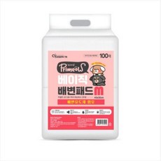 프리미요 베이직 배변유도제 배변패드 M 100매, 1개 - 배변패드m100매