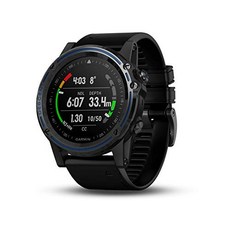 스마트워치 Garmin Descent Mk1 Watch-Sized Dive Computer with Surface GPS Includes Fitness Features Gray Sapphire with Black Band, 본문참고, Color = Gray with Titanium Band