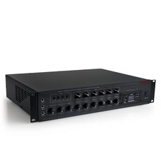 에펠 PA앰프 AP-240 6CH 240W (40W x 6) 방송용 고출력 다채널교회 강연장 병원 음향기기 방송용앰프