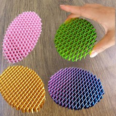  벌집 피젯토이 3D 프리팅 벌집 틱톡 스트레스해소 만 14세 이상 사용 가능, A B C D 
