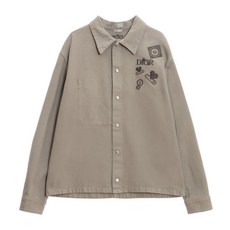 디올 20FW 남성 DENIM SHIRT PATCHES (GREY) 그레이 033D490B258X