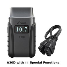 차량용공구 차찌그러짐복원 셀프덴트 대형차공구 다이유어카 라우포스 XTOOL Anyscan A30M OBD2 진단 도구 안드로이드 및 IOS 블루투스 스캐너 자동차 코드 리더 양방향, A30D with cable, 독일 - 다이유어카