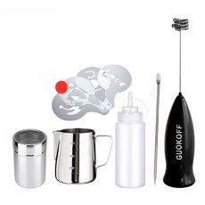 국오프 라떼 전동거품기 우유거품기 350ml 풀세트, 단품